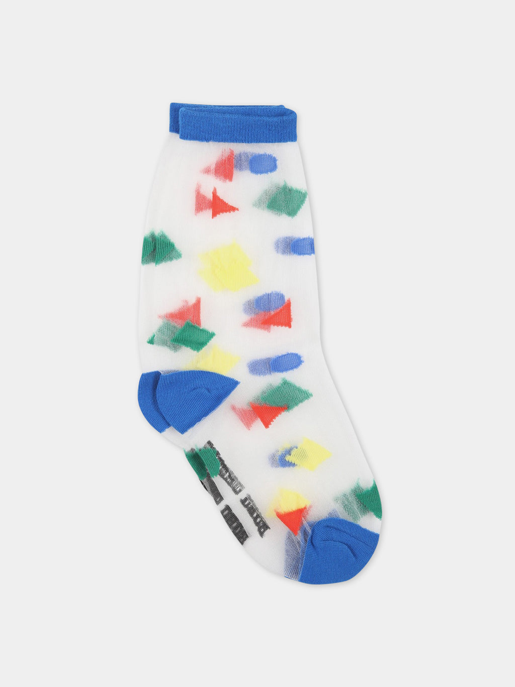 Multicolor socks for kids with logo